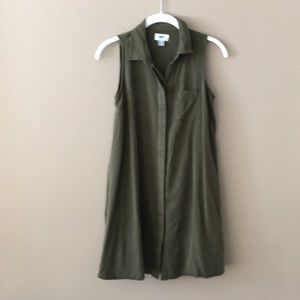 ⭐️Old Navy olive green dress or tunic xs